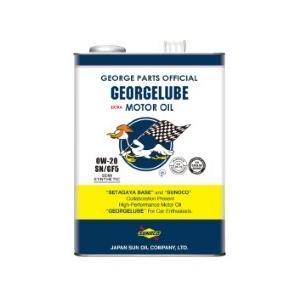 SUNOCO スノコ エンジンオイル GEORGELUBE ジョージルブ 0W-20 4L缶 | 0W20 4L 4リットル オイル 交換 人気 オイル缶 油 エンジン油 車検 車 オイル交換｜desir-de-vivre