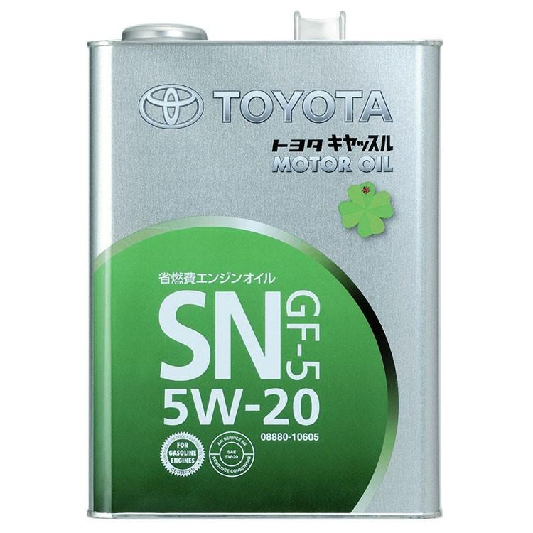 トヨタ（TOYOTA） エンジンオイル SN 5W-20 4L 缶 08880-10605