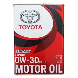 トヨタ（TOYOTA） ディーゼル エンジンオイル DL1 0W-30 4L 缶 08883
