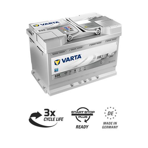 VARTA バルタ SilverDynamicAGM LN3 570 901 076 | バッテリー E39 AGM