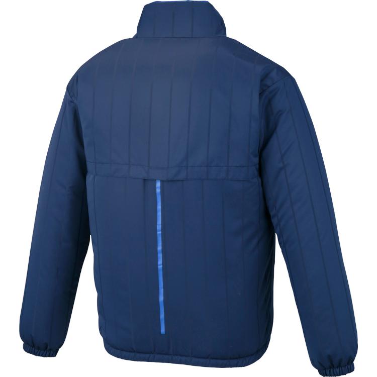 asics アシックス WARMER JACKET インデイゴブル L XSW229 49 | スポーツ サッカ― メンズ L アウター ジャケット 柄 ストライプ 機能 青 ブルー｜desir-de-vivre｜02