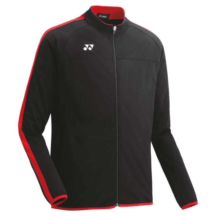 YONEX（ヨネックス） ユニトレーニングトップ ブラック/レッド L YONEX 長袖 トレーニングウェア ブラック レッド L