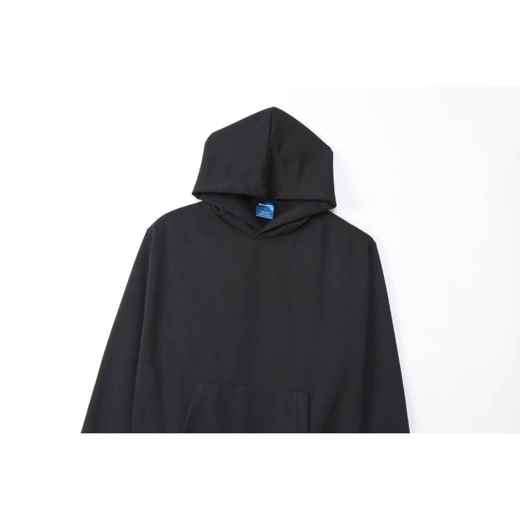 HANES ヘインズ HOODED SWEATSHIR ブラック XSサイズ C3-XS161 90 | メンズ トップス パーカー プルオーバー スウェット コットン リサイクル ロゴ ブラック｜desir-de-vivre｜03