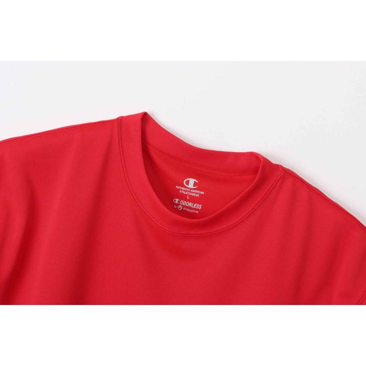 HANES ヘインズ SHORT SLEEVE スカーレット Mサイズ C3-XS395 947 | ウェア トップス ショートスリーブ Tシャツ 半袖 デザイン 吸汗速乾 抗菌防臭 ワッペン｜desir-de-vivre｜03