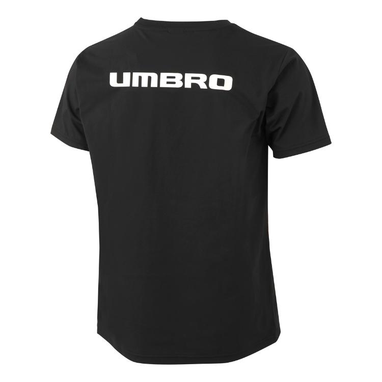 umbro アンブロ Tシャツ ブラック M UUUVJA61 BLK | スポーツ 服 トップス シャツ 半袖 吸汗 速乾 UVカット 日焼け防止 紫外線対策 サッカー フットサル｜desir-de-vivre｜02