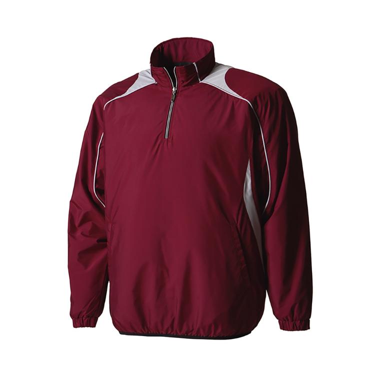 DESCENTE デサント 長袖プルオーバーコート エンジxシルバー Sサイズ STD-425B ENG | スポーツ スポーツ用品 野球 ベースボール ベースボールウェア トレーニングウェア アウター 長袖 プルオーバーコート コート 防風 保温 はっ水 耐水 中綿 エンジ シルバー S DESCENTE デサント 長袖プルオーバーコート エンジxシルバー Sサイズ