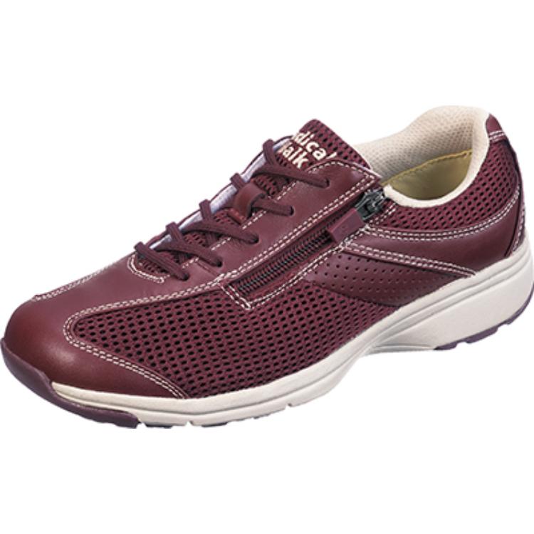 ASAHI アサヒシューズ メディカルウォークMS-L WN 25 KV77192 | レディースファッション 靴 シューズ おしゃれ 歩きやすい カジュアル 快適 安定感 軽量 衝撃吸収 内側ファスナー インソール シンプル クラシック 幅広 ウォーキング デイリー疲れにくい ASAHI アサヒシューズ メディカルウォークMS-L WN 25 KV77192