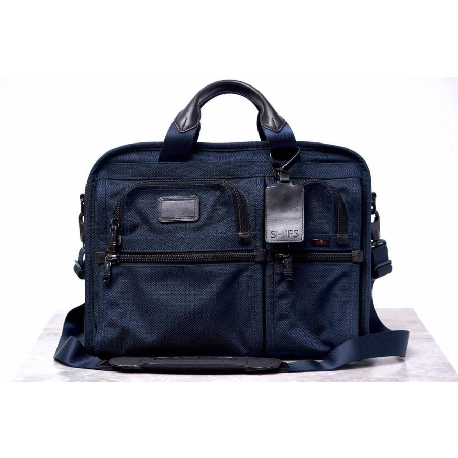 極美品TUMI shipsコラボ　ビジネスバッグ　ブリーフケースtumi美品 TUMI SHIPS別注 ALPHA2 ブリーフケース 26108NVS