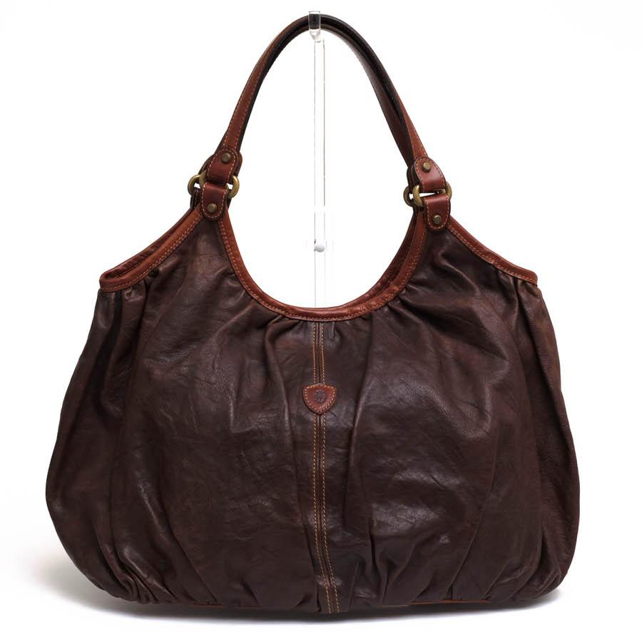 ○フェリージ Felisi シャーリング加工 シフォン ワンショルダー 肩掛け ハンドバッグ 08-57 レディース 【中古】 中古 Felisi（フェリージ） ハンドバッグ 08-57 シャーリング加工 シフォン