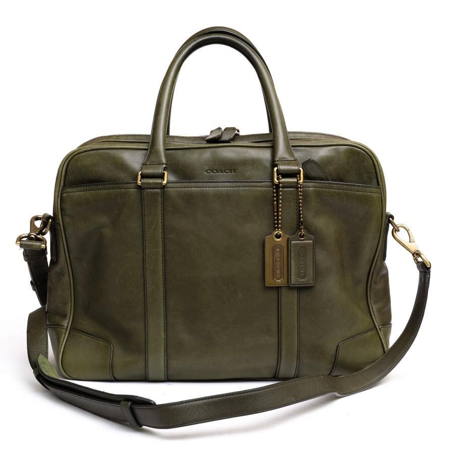 COACH コーチ ビジネスバッグ ブリーフケース ソフトポートレザー