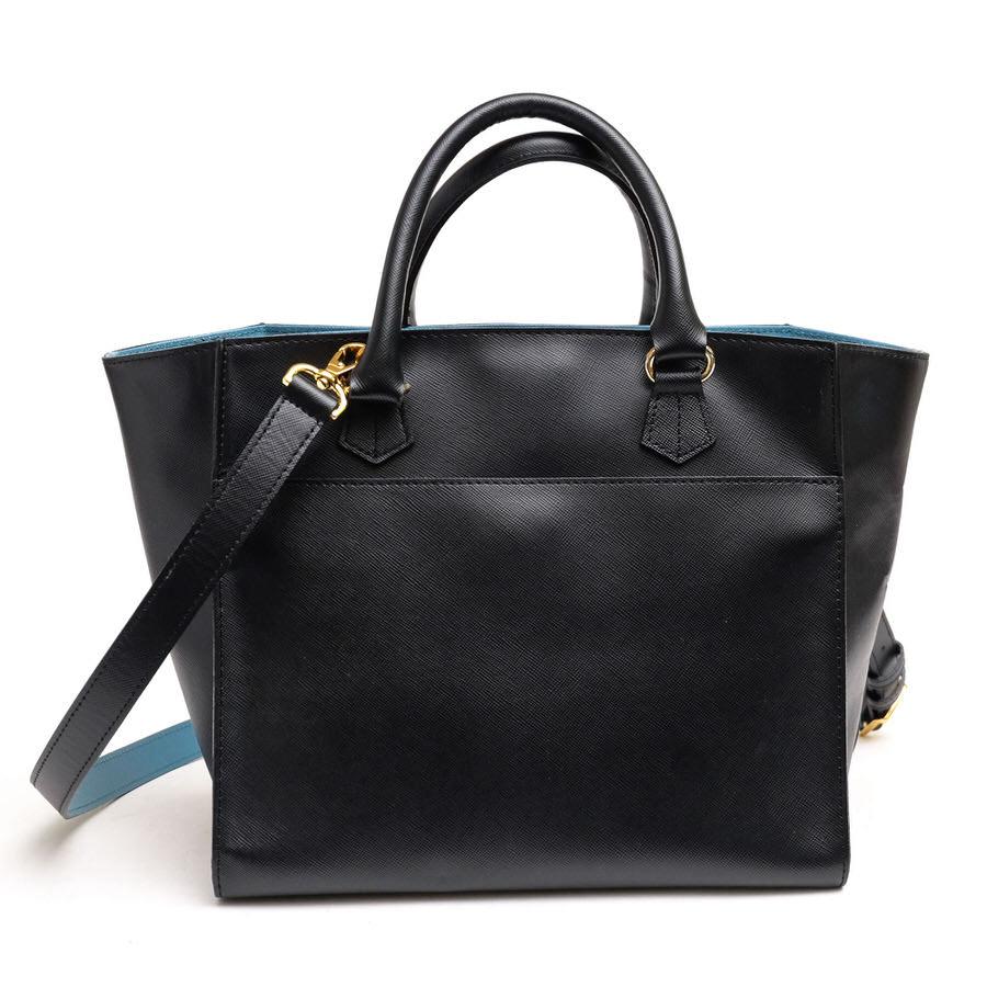 【極美品】エーディーエムジェー　2way ショルダーバッグ　トート　レザー　黒 A.D.M.J 2way ショルダーハンドバッグ 黒 レザー ブラックトート