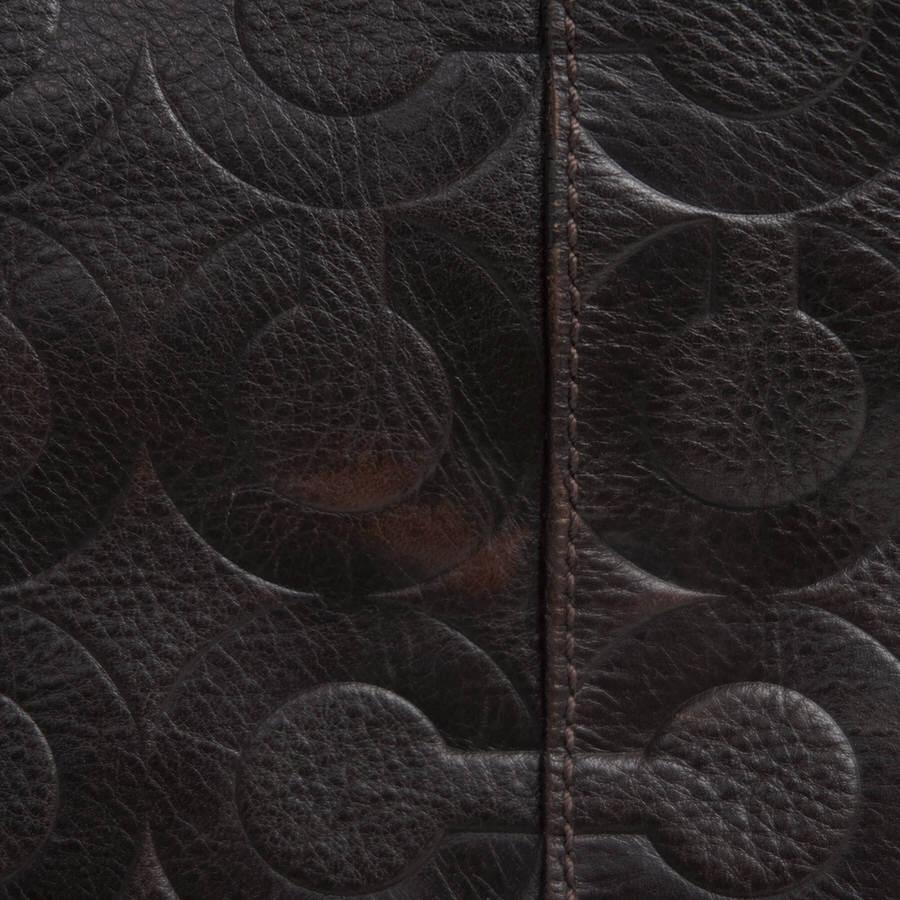 COACH(コーチ) ショルダーバッグ オセロット オプアート F17666 ダークグレー×アイボリー×マルチ レザー COACH（コーチ） ショルダーバッグ 美品 型 70248 オプアート レザー
