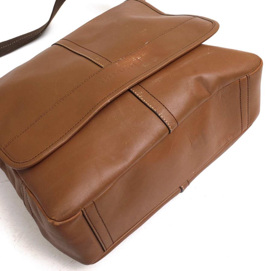 COACH コーチ ショルダーバッグ F70663 LEXINGTON LEATHER MAP BAG
