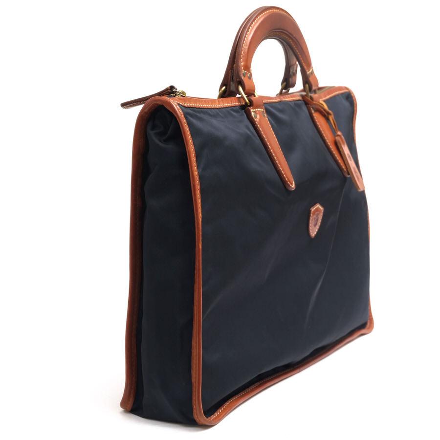 【美品】フェリージ ビジネスバッグ A4可 ナイロン 本革 9841 イタリア製 Felisi フェリージ ビジネスバッグ 9841/DS 伊リモンタ社ナイロン