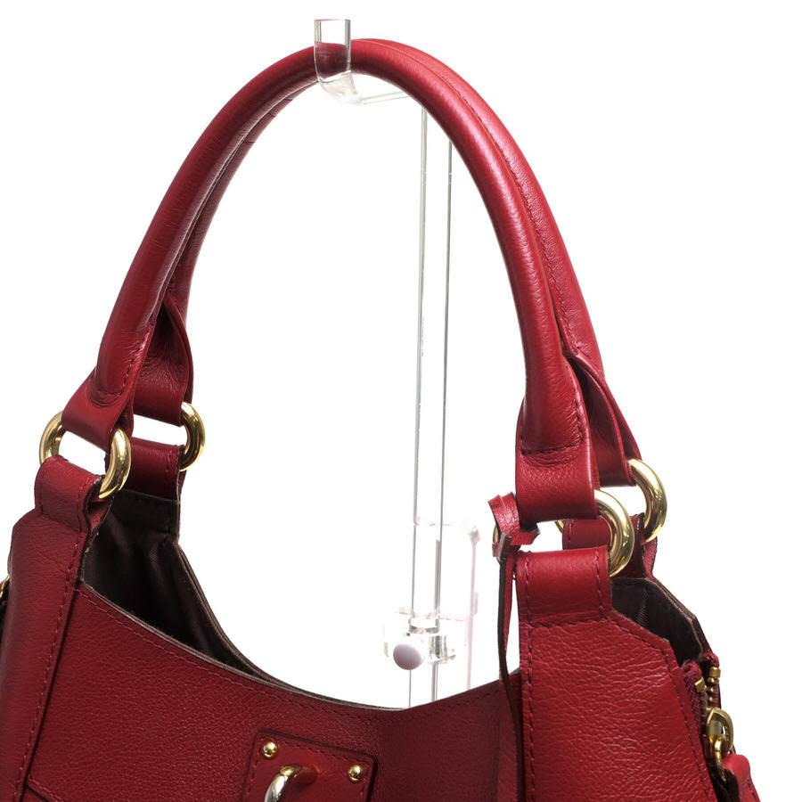 HAMANO 濱野 ハマノ ハンドバッグ ペアシェイプ グレーストート 牛革