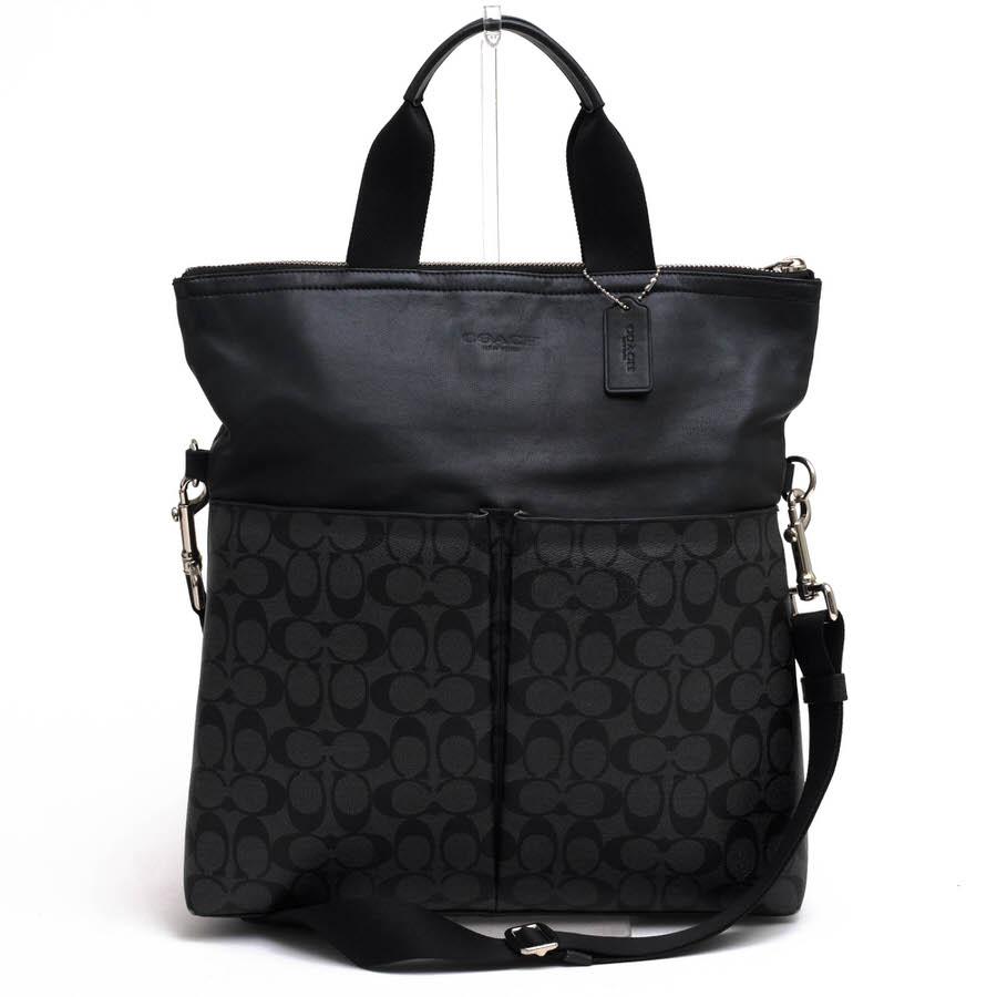 COACH コーチ トートバッグ F71796 Foldover Tote in Signature 