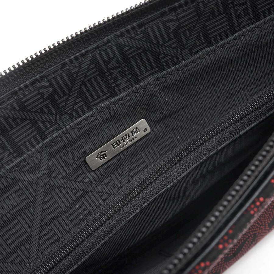 印傳屋（INDEN-YA） 印伝 ハンドバッグ 鹿革 漆塗り : Desir Yahoo