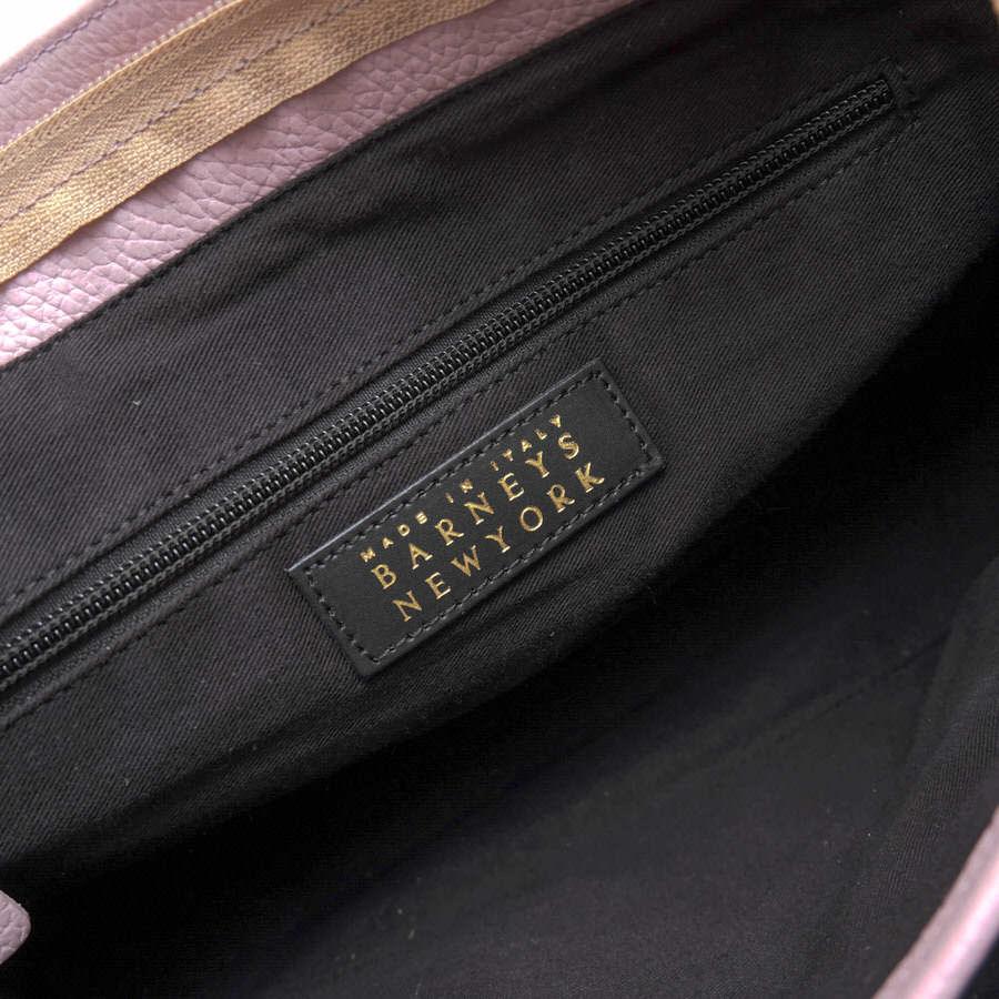 BARNEYS NEWYORK バーニーズニューヨーク ハンドバッグ シボ革