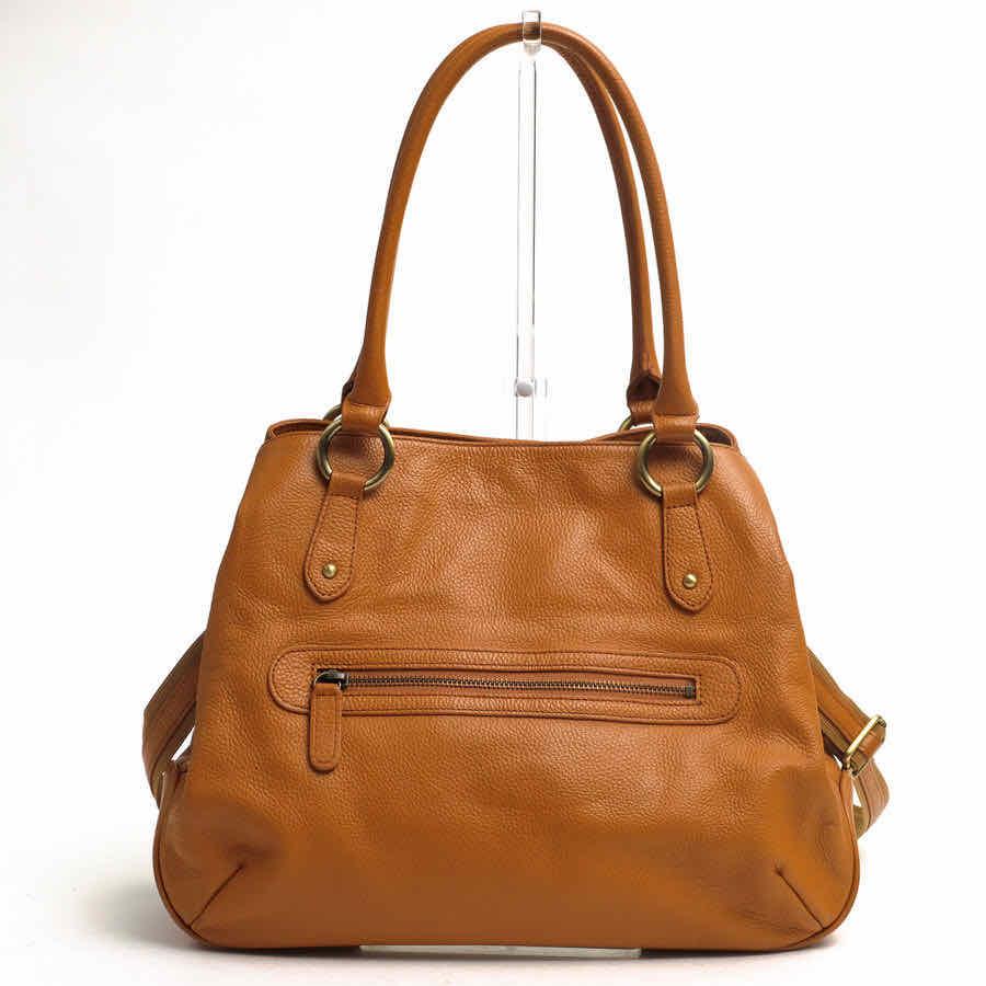 HAMANO 本革2ウェイバッグ 新品同様❗ HAMANO 濱野 ハマノ ハンドバッグ 牛革 2WAY ショルダーバッグ シボ革