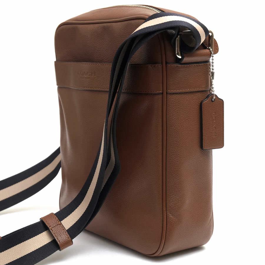 COACH コーチ ショルダー バッグ F54782 レザー ブラウン-