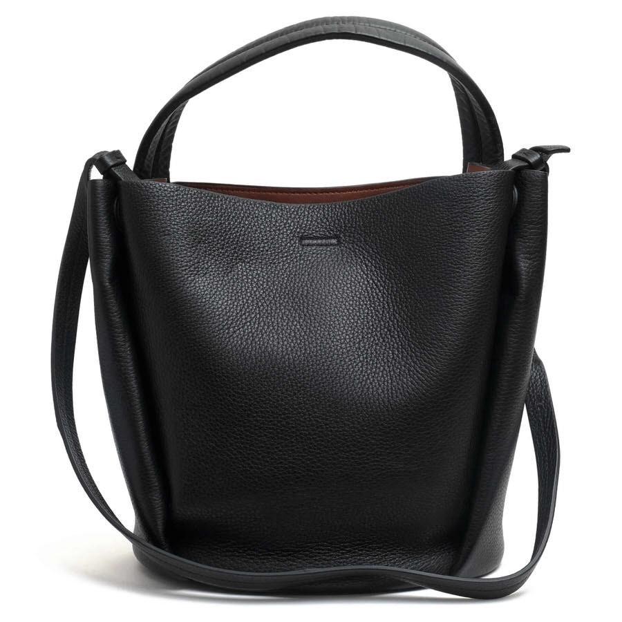 Theory セオリー ハンドバッグ 1sz The Bowery Bag 鹿革 バケツ型 2way ショルダーバッグ シボ革 シュリンクレザー C5963 Desir Yahoo ショッピング店 通販 Yahoo ショッピング