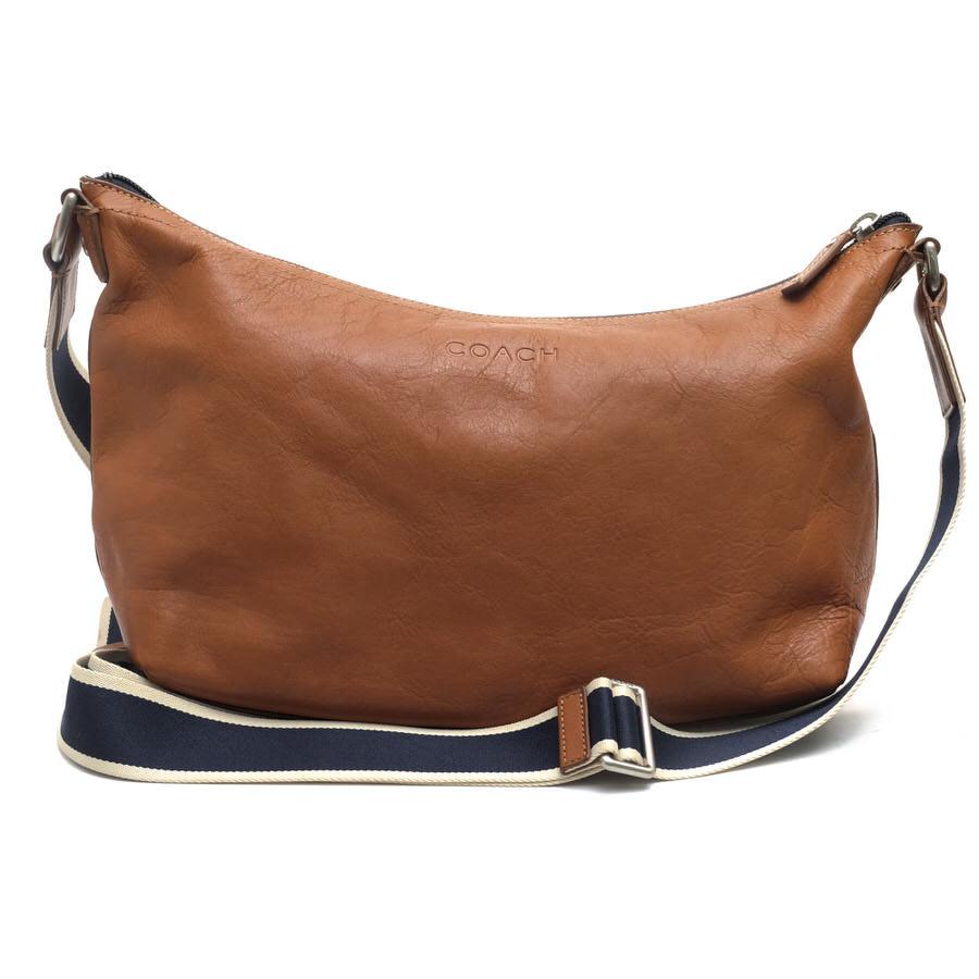 シルバーピーチ COACH(コーチ) ヘリテージウェブレザー ショルダー