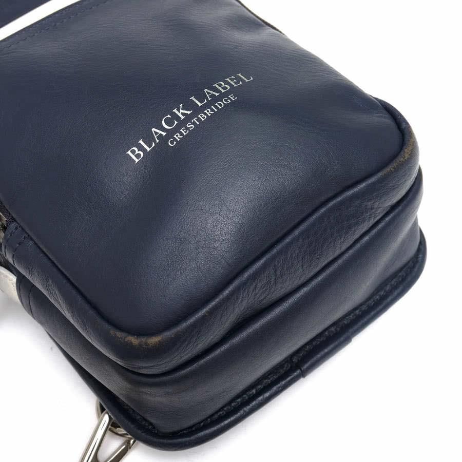 【美品】BLACK LABEL CRESTBRIDGE ボディーバッグ BLACK LABEL CRESTBRIDGE（ブラックレーベル クレストブリッジ