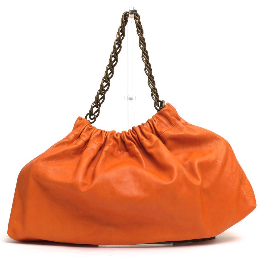 美品希少】MARNI チェーン ショルダーバッグ トートレザーバッグ