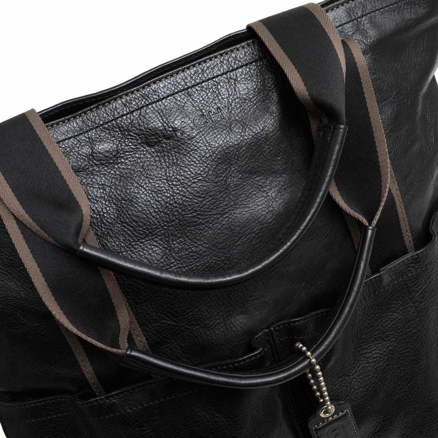 COACH（コーチ） トートバッグ F70558 Heritage Web Leather Foldover