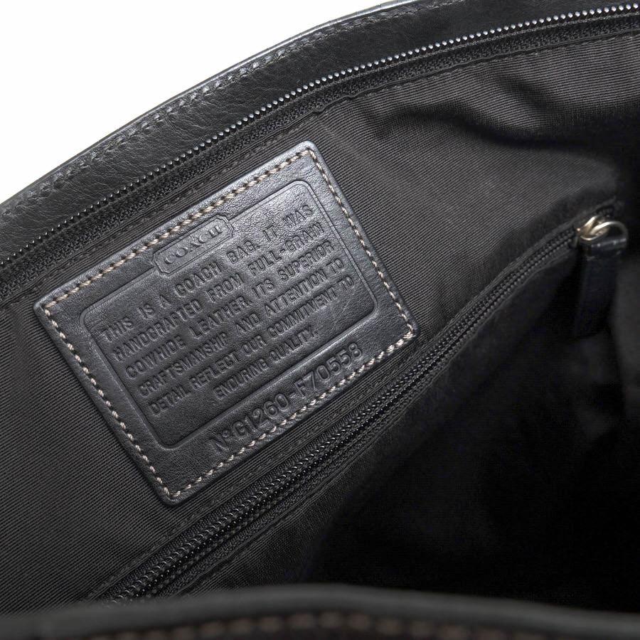 COACH（コーチ） トートバッグ F70558 Heritage Web Leather Foldover