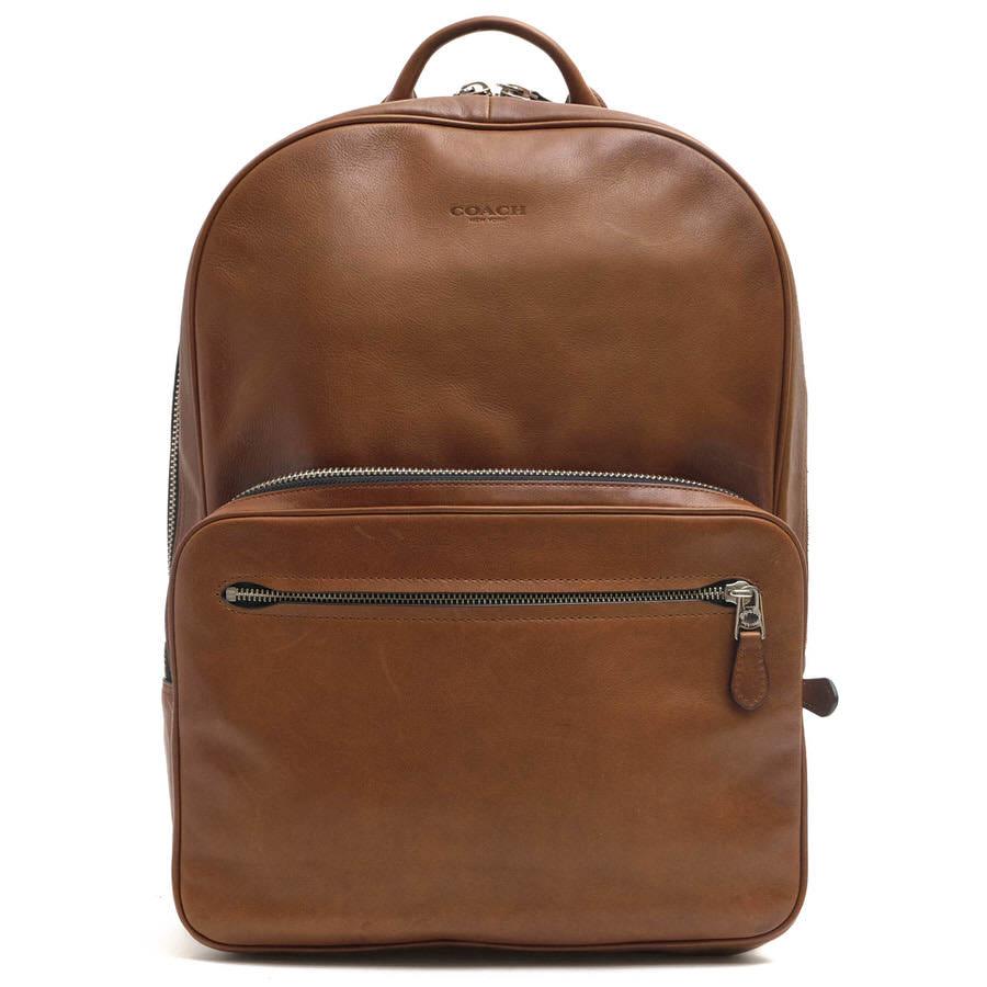 ○コーチ COACH スポーツカーフレザー 牛革 リュック 72117 Hudson Backpack In Sport Calf Leather ハドソン A4サイズ収納可 デイ 中古 COACH（コーチ） リュック 72117 Hudson Backpack In Sport Calf