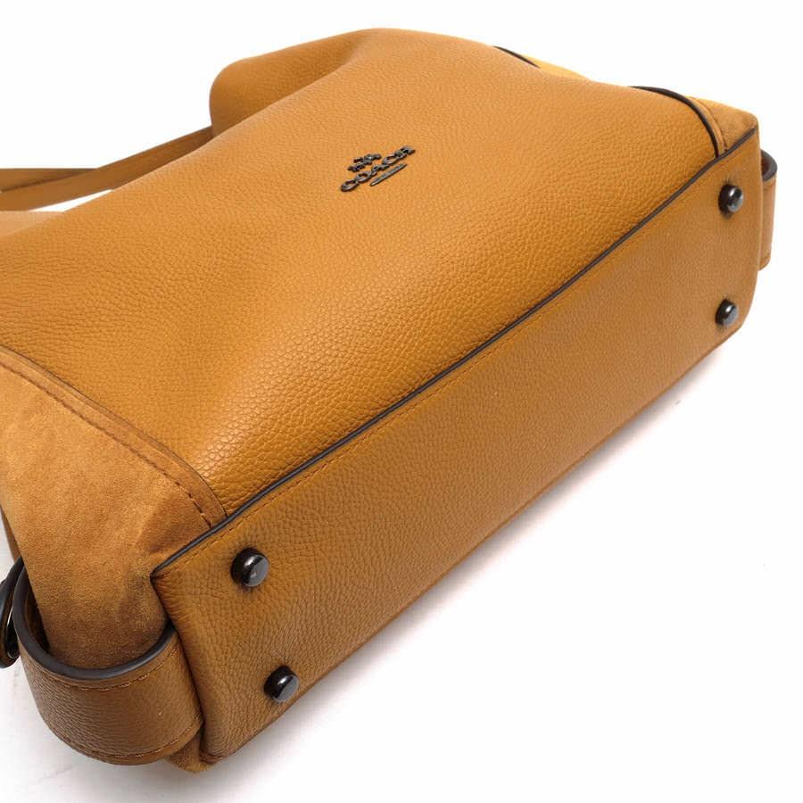 海外 Y COACH コーチ イーディー ハンドバッグ 手さげかばん レザー