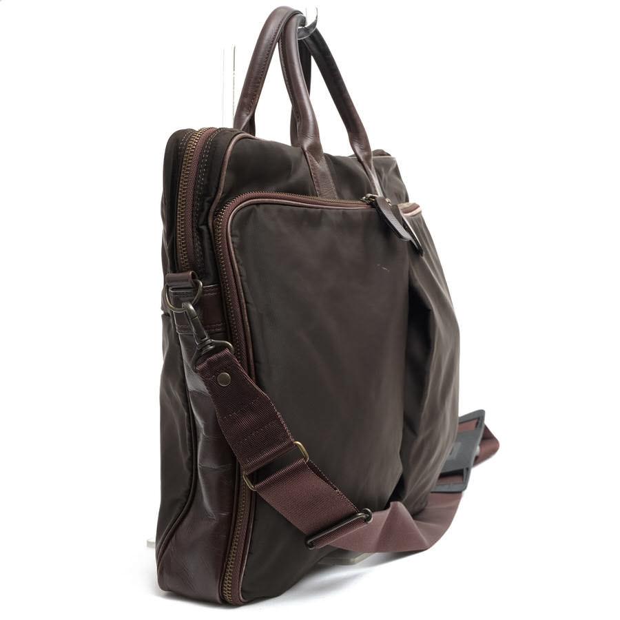 ○三陽山長 SANYO YAMACHO  ビジネスバッグ 薄型 2WAY ショルダーバッグ メンズ 【中古】 中古 SANYO YAMACHO 三陽山長 ビジネスバッグ 薄型 2WAY ショルダーバッグ