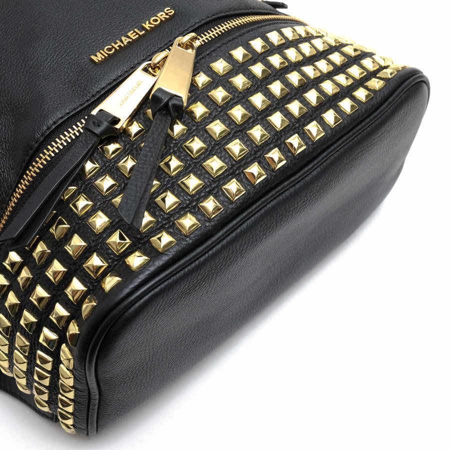 最適な価格 Michael Kors マイケルコース リュック 30s5sezb5l Rhea Zip Md リア ミディアム 牛革 シボ革 シュリンクレザー スタッズ 正規激安 Artrwanda Rw