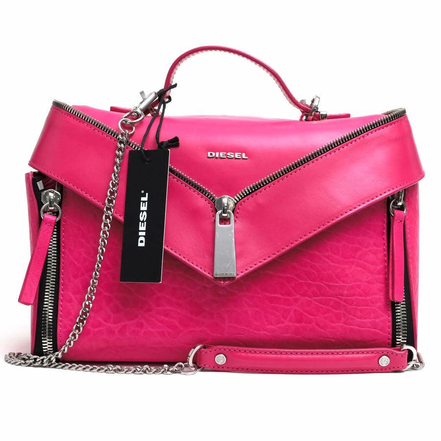 Diesel ディーゼル ハンドバッグ Xp1557 Le Trasy2 Le Zipper 羊革 シープスキン 2way ショルダーバッグ C8528 Desir Yahoo ショッピング店 通販 Yahoo ショッピング