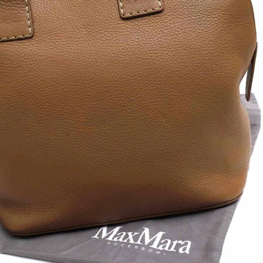 Max Mara マックスマーラ ハンドバッグ 14-51-62887 牛革 シボ革 シュリンクレザー 2WAY ショルダーバッグ