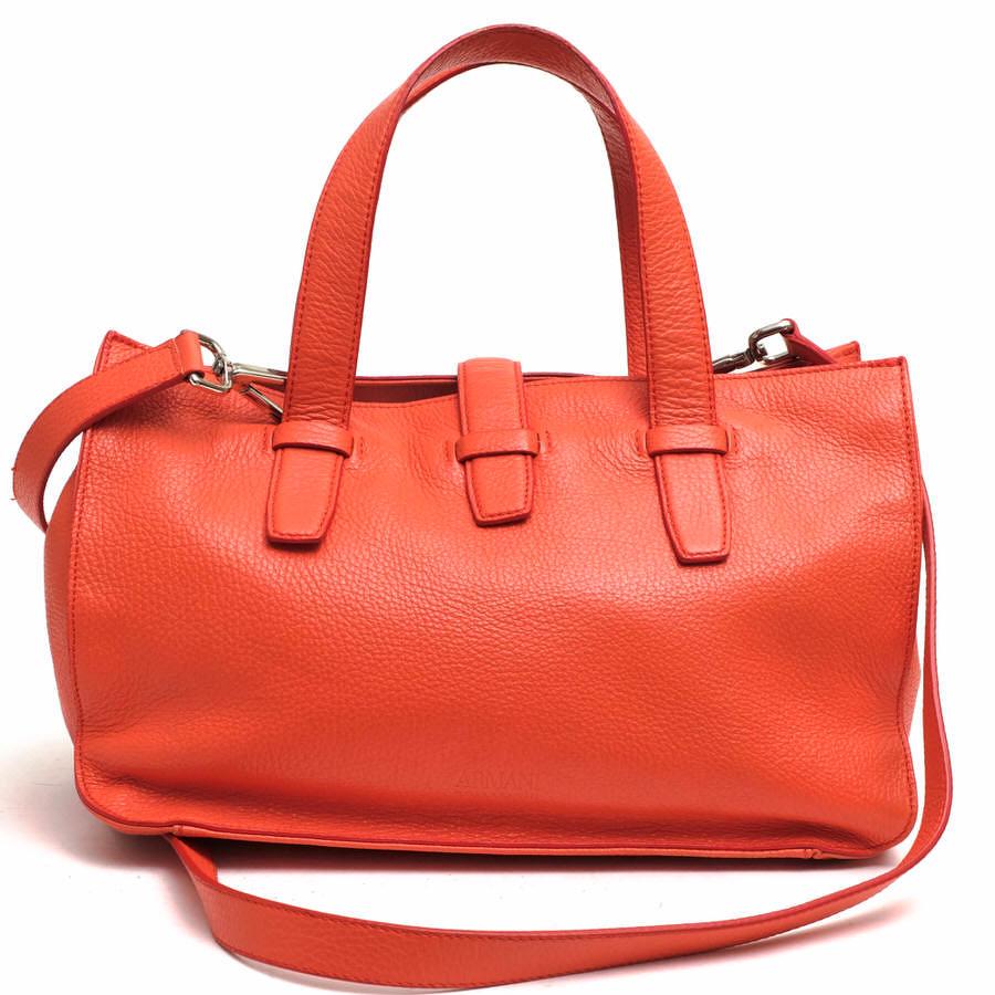 ARMANI COLLEZIONI アルマーニ コレッツォーニ ハンドバッグ 牛革 2WAY