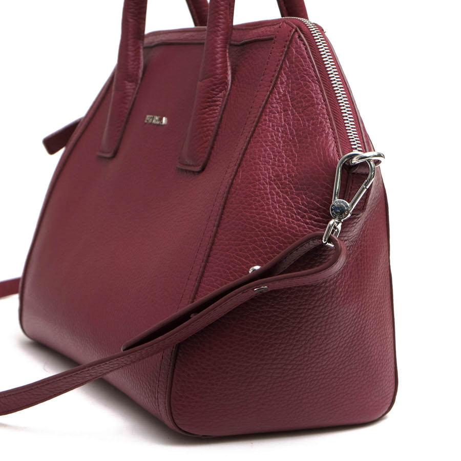 FURLA フルラ ハンドバッグ 牛革 2WAY ショルダーバッグ シボ革