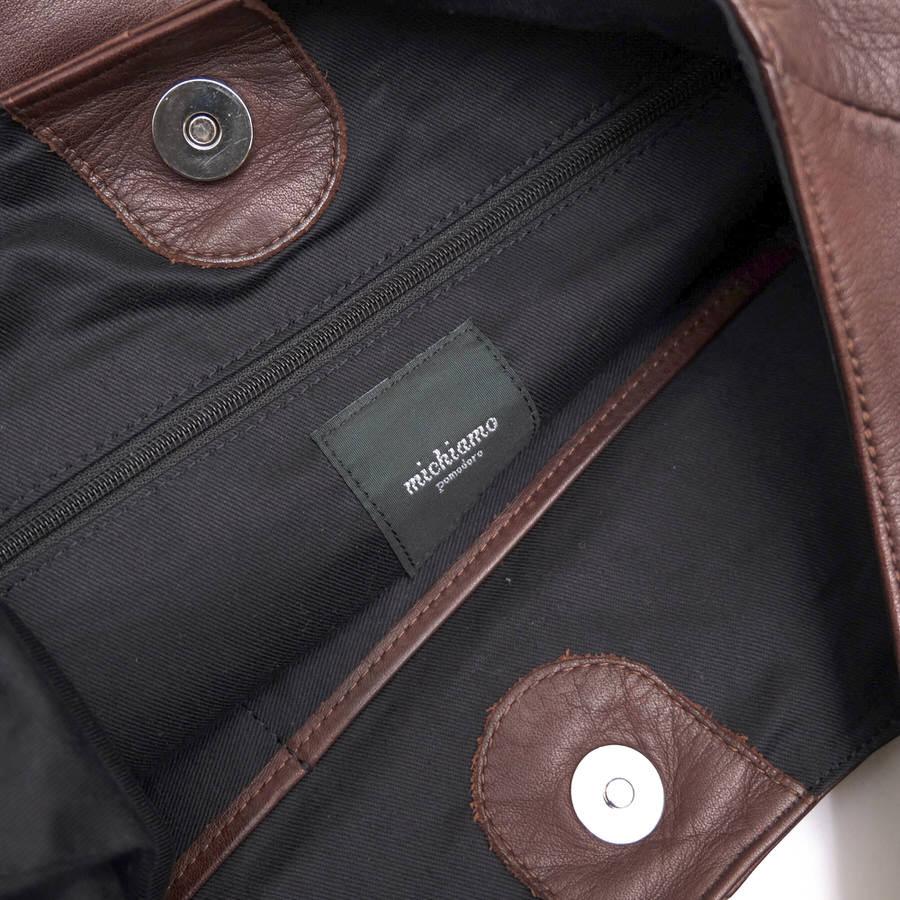 michiamo ミキアモ ショルダーバッグ 箔加工 メッシュ・イントレ