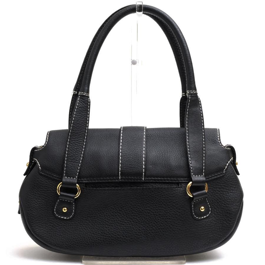 ○フルッティ ディ ボスコ FRUTTI DI BOSCO 牛革 ハンドバッグ 5001-01 CHICA チカ シボ革 シュリンクレザー レディース 【中古】 中古 FRUTTI DI BOSCO フルッティ ディ ボスコ ハンドバッグ 5001-01 CHICA