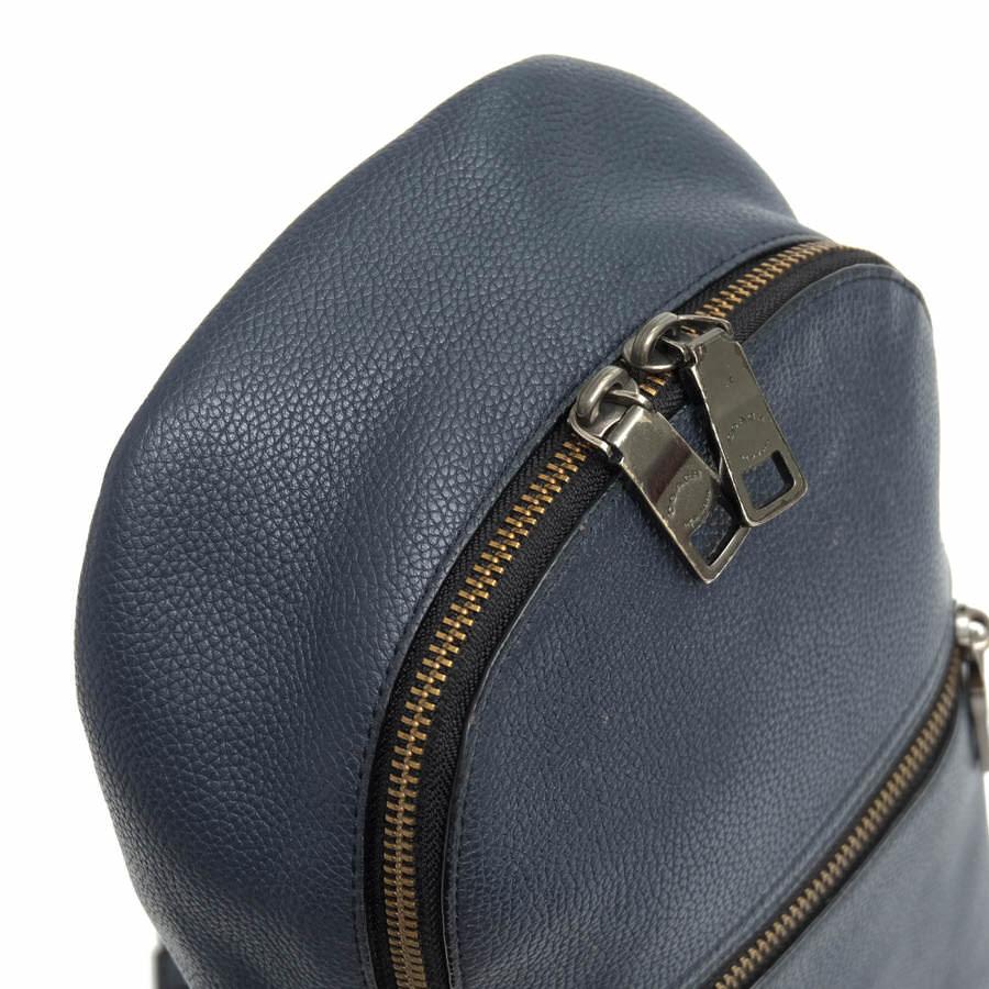 【革美品】COACH コーチ ボディバッグ　ショルダー レザー 黒 71709 COACH（コーチ） ショルダーバッグ 71709 ペブルド レザー キャンパス