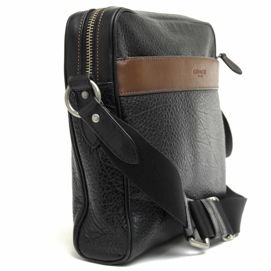COACH☆レザー ショルダーバッグ Coach レザーショルダーバッグ | ブラック | FARFETCH JP