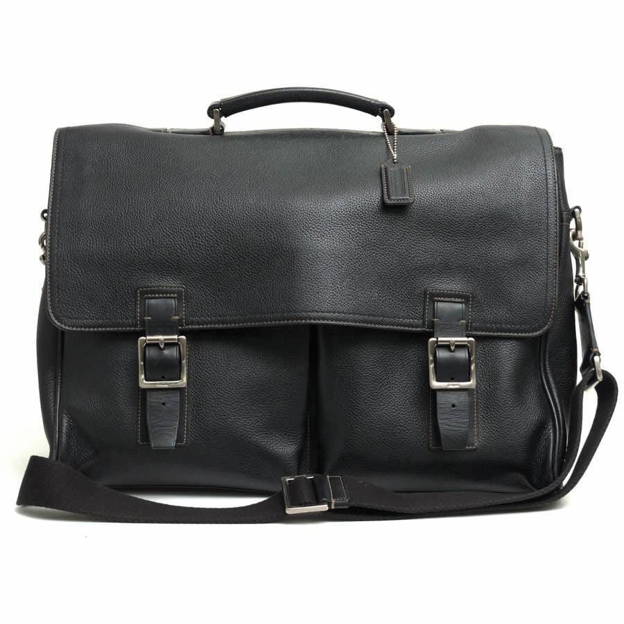 COACH コーチ ビジネスバッグ 6466 カウハイド 牛革 2WAY ショルダー