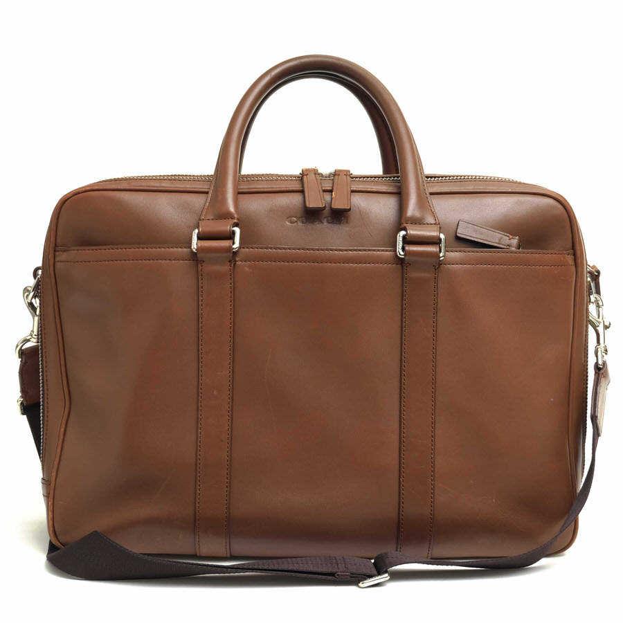 コーチ ショルダーバッグ レキシントン 黒 ビジネスバッグ レザー