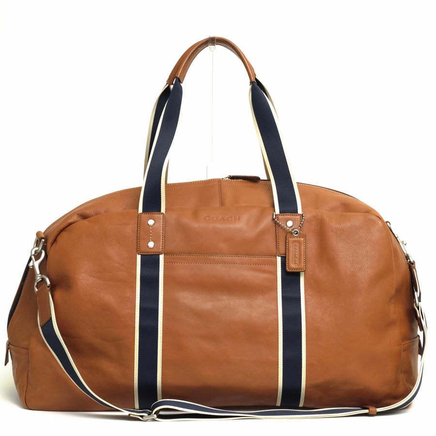 COACH コーチ ボストンバッグ F70561 ヘリテージ ダッフル 牛革 旅行