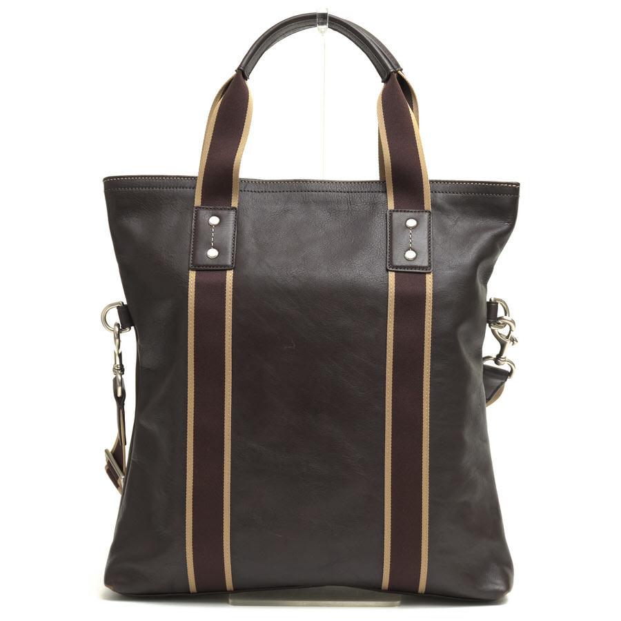 COACH（コーチ） トートバッグ F70558 Heritage Web Leather Foldover