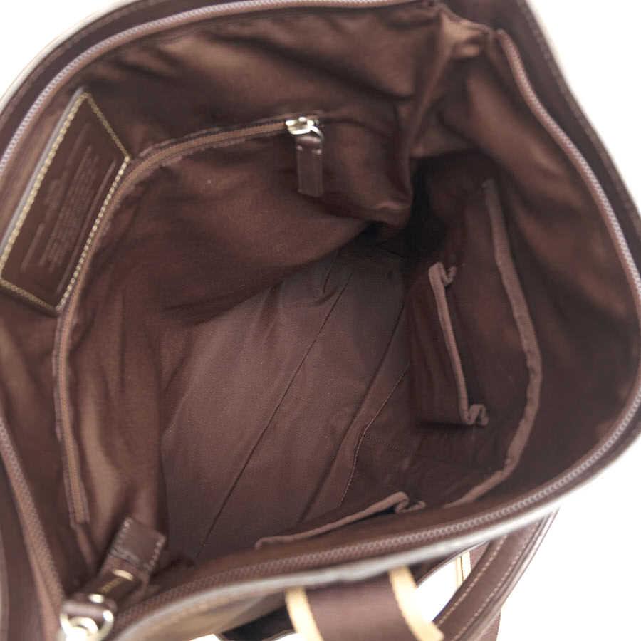 COACH（コーチ） トートバッグ F70558 Heritage Web Leather Foldover