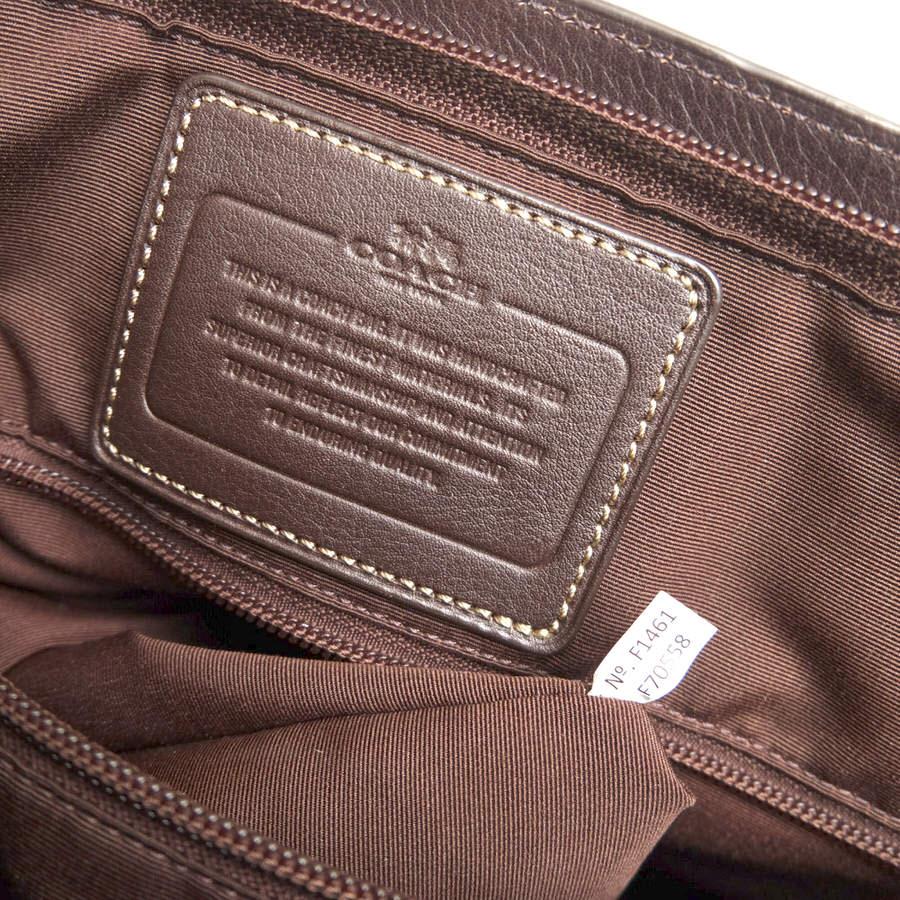 COACH（コーチ） トートバッグ F70558 Heritage Web Leather Foldover