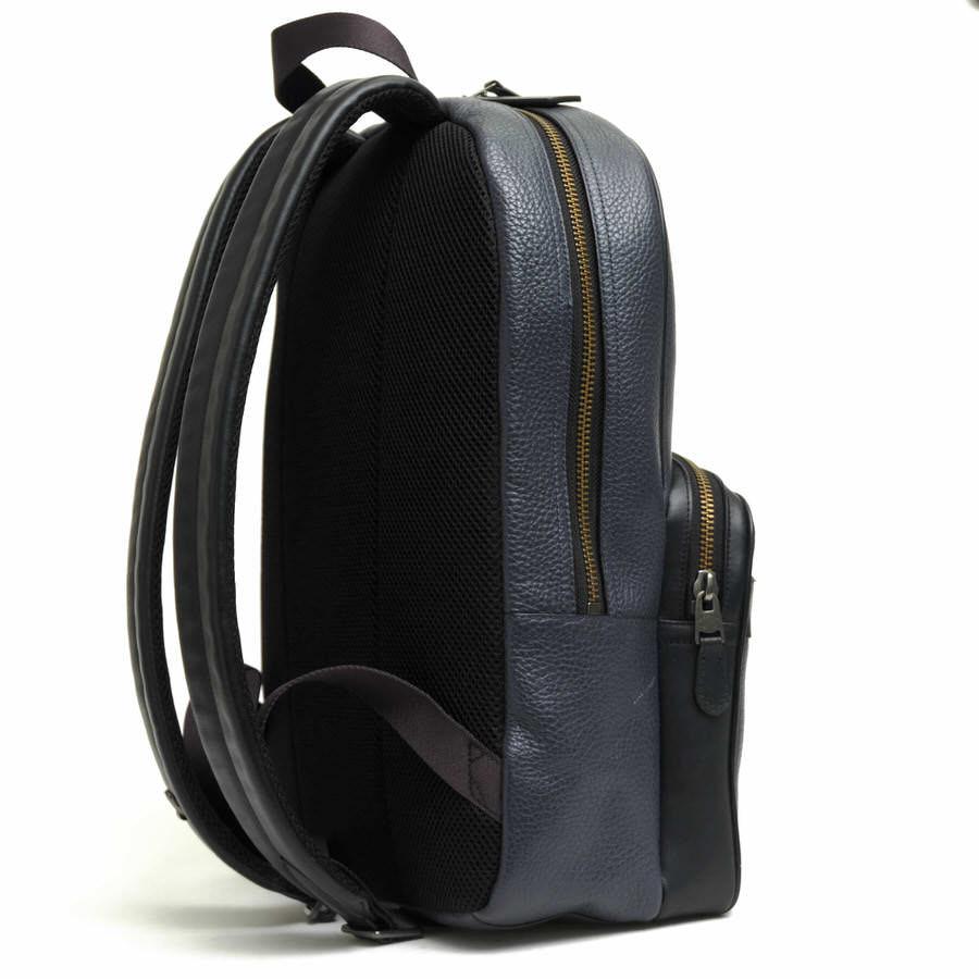 ○コーチ COACH ペプルドレザー 牛革 リュック F56667 Bond Backpack in Pebble Leather ボンド シボ革 シュリンクレザー ノートPC 中古 COACH（コーチ） リュック F56667 Bond Backpack in Pebble Leather