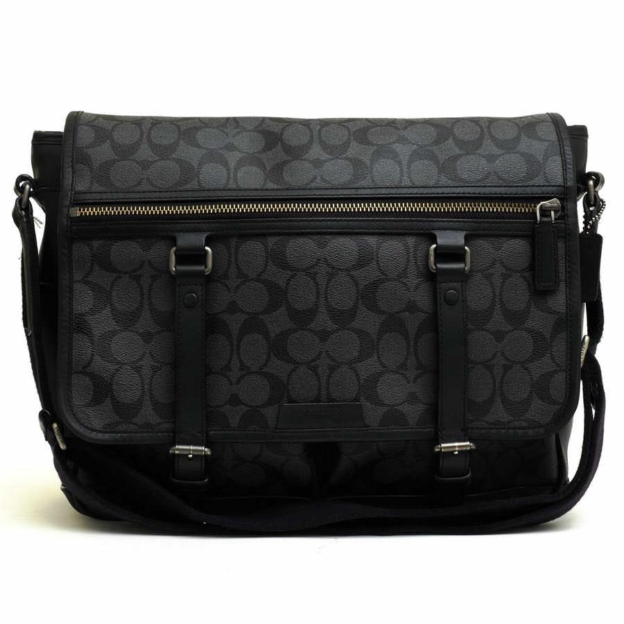 ○コーチ COACH 牛革 ショルダーバッグ 70868 BLEECKER MESSENGER IN SIGNATURE ブリーカー メッセンジャー シグネチャー シグネチ 中古 COACH（コーチ） ショルダーバッグ 70868 BLEECKER MESSENGER IN